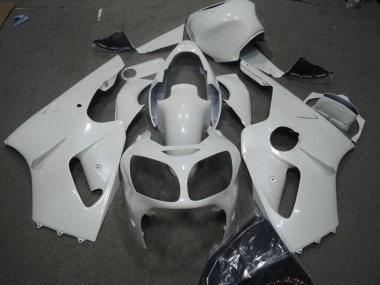 2002-2006 Weiß Kawasaki ZX12R Motorrad Verkleidung