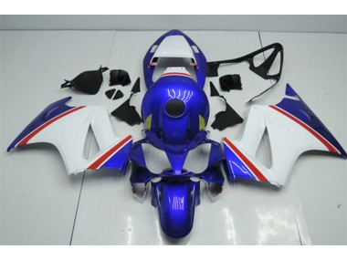 2002-2013 Blau Weiß Honda VFR800 Motorrad Verkleidungen