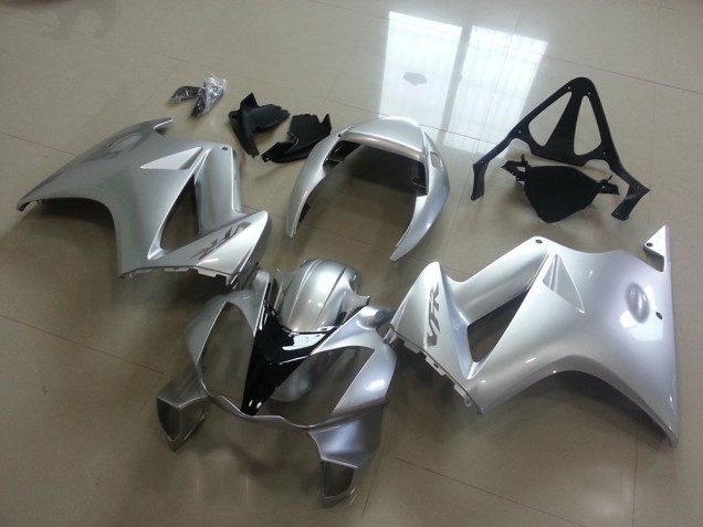2002-2013 Silber Honda VFR800 Motorrad Verkleidung 2002-2013 Silber Honda VFR800 Motorrad Verkleidung
