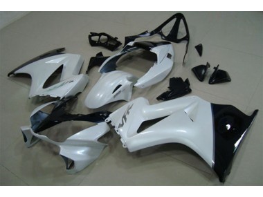 2002-2013 Weiß Schwarz Honda VFR800 Motorrad Verkleidung & Plastik