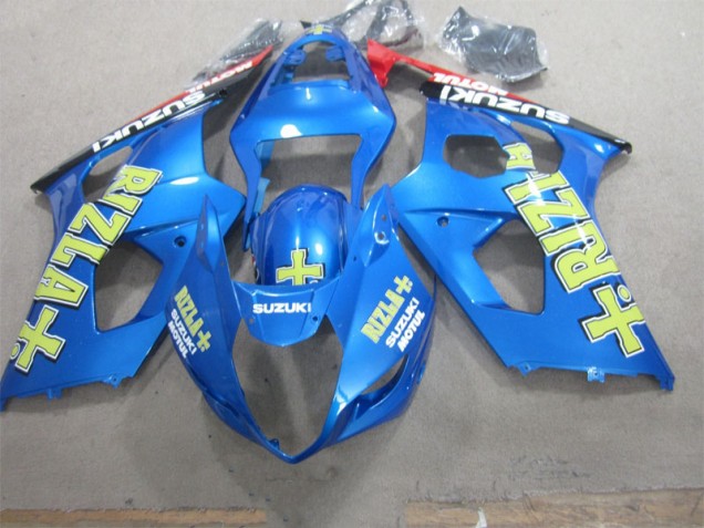 2003-2004 Blau Gelb Rizla Suzuki GSXR 1000 Motorrad Verkleidung 2003-2004 Blau Gelb Rizla Suzuki GSXR 1000 Motorrad Verkleidung