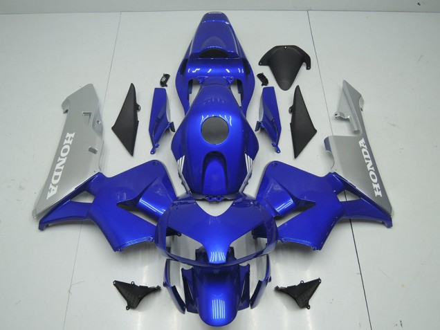 2003-2004 Blau Silber Honda CBR600RR Motorrad Verkleidung 2003-2004 Blau Silber Honda CBR600RR Motorrad Verkleidung