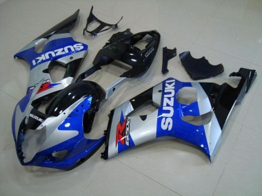 2003-2004 Blau Silber Suzuki GSXR 1000 Motorrad Verkleidung