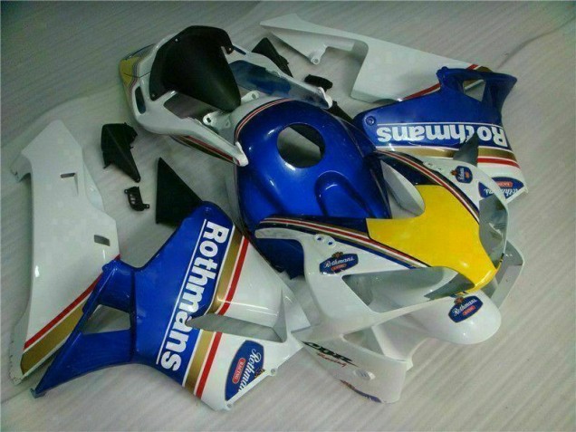2003-2004 Blau Weiß Rothmans Honda CBR600RR Motorrad Verkleidung 2003-2004 Blau Weiß Rothmans Honda CBR600RR Motorrad Verkleidung