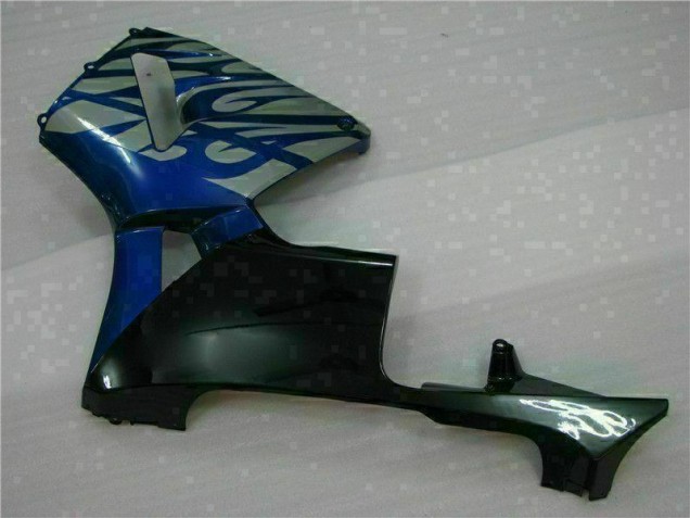2003-2004 Blau mit silberner Flamme Honda CBR600RR Motorrad Verkleidung 2003-2004 Blau mit silberner Flamme Honda CBR600RR Motorrad Verkleidung