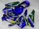 2003-2004 Blaugrün Movistar Castrol Honda CBR600RR Motorrad Verkleidung 2003-2004 Blaugrün Movistar Castrol Honda CBR600RR Motorrad Verkleidung