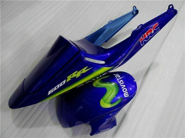 2003-2004 Blaugrün Movistar Castrol Honda CBR600RR Motorrad Verkleidung 2003-2004 Blaugrün Movistar Castrol Honda CBR600RR Motorrad Verkleidung