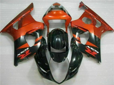 2003-2004 Braun Schwarz Suzuki GSXR 1000 Motorrad Verkleidung