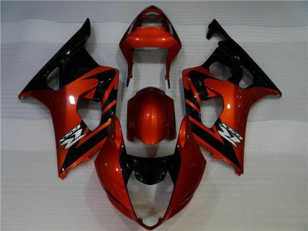 2003-2004 Braun Schwarz Suzuki GSXR 1000 Motorrad Verkleidungen