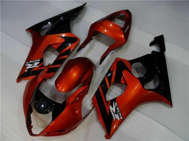 2003-2004 Braun Schwarz Suzuki GSXR 1000 Motorrad Verkleidungen