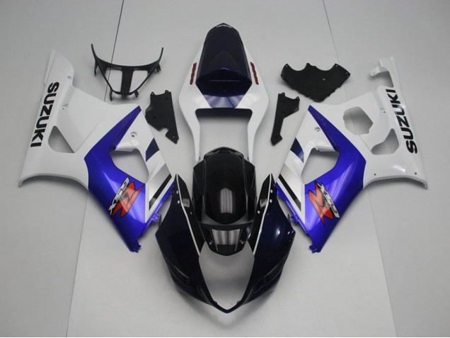 2003-2004 Dunkel Blau Vorderseite und Blau Suzuki GSXR 1000 Motorrad Verkleidung 2003-2004 Dunkel Blau Vorderseite und Blau Suzuki GSXR 1000 Motorrad Verkleidung