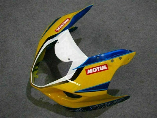2003-2004 Gelb Blau Suzuki GSXR 1000 Motorrad Verkleidung 2003-2004 Gelb Blau Suzuki GSXR 1000 Motorrad Verkleidung
