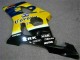 2003-2004 Gelb Blau Suzuki GSXR 1000 Motorrad Verkleidung 2003-2004 Gelb Blau Suzuki GSXR 1000 Motorrad Verkleidung