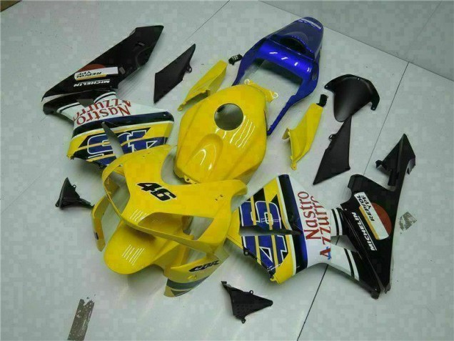 2003-2004 Gelb Honda CBR600RR Motorrad Verkleidung 2003-2004 Gelb Honda CBR600RR Motorrad Verkleidung