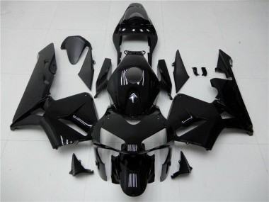 2003-2004 Glänzend Schwarz Honda CBR600RR Motorrad Verkleidungen