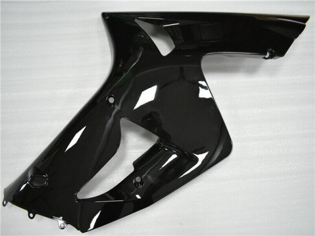 2003-2004 Glänzend Schwarz Kawasaki ZX6R Motorrad Verkleidung 2003-2004 Glänzend Schwarz Kawasaki ZX6R Motorrad Verkleidung