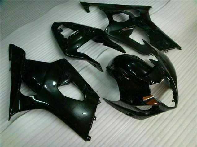 2003-2004 Glänzend Schwarz Suzuki GSXR 1000 Motorrad Verkleidung 2003-2004 Glänzend Schwarz Suzuki GSXR 1000 Motorrad Verkleidung