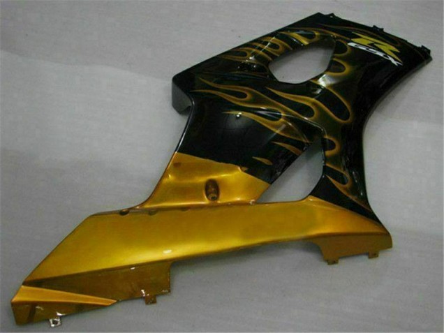 2003-2004 Gold Schwarz Suzuki GSXR 1000 Motorrad Verkleidung 2003-2004 Gold Schwarz Suzuki GSXR 1000 Motorrad Verkleidung
