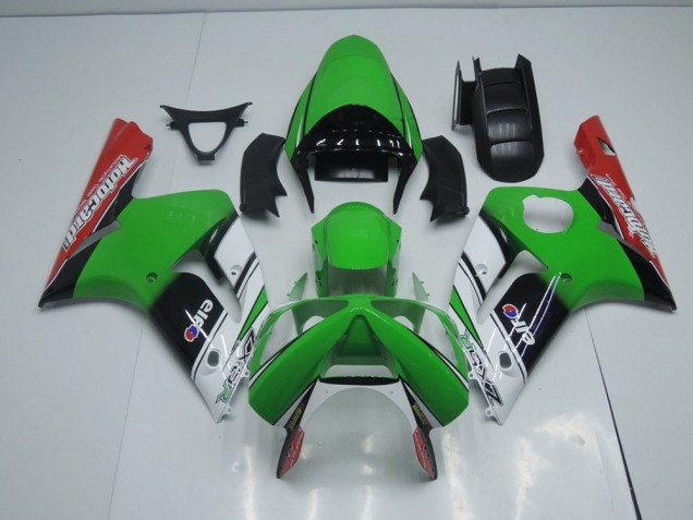2003-2004 Grüne Motocard Kawasaki ZX6R Motorrad Verkleidung 2003-2004 Grüne Motocard Kawasaki ZX6R Motorrad Verkleidung