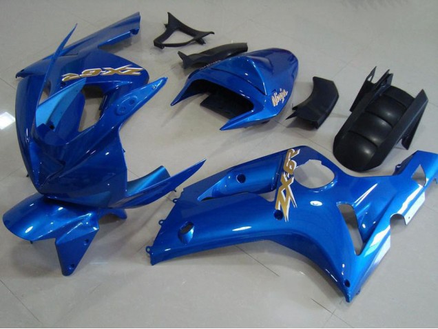2003-2004 Hell blau Kawasaki ZX6R Motorrad Verkleidung 2003-2004 Hell blau Kawasaki ZX6R Motorrad Verkleidung