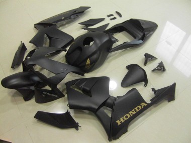 2003-2004 Matt Schwarz Gold Honda CBR600RR Motorrad Verkleidung