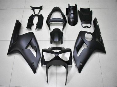 2003-2004 Matt Schwarz Kawasaki ZX6R Motorrad Verkleidung