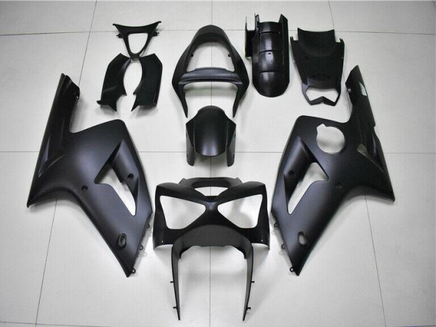 2003-2004 Matt Schwarz Kawasaki ZX6R Motorrad Verkleidung 2003-2004 Matt Schwarz Kawasaki ZX6R Motorrad Verkleidung