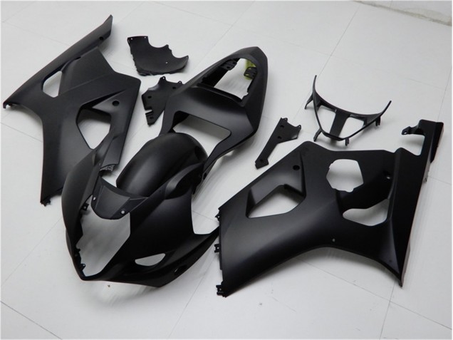 2003-2004 Matt Schwarz Suzuki GSXR 1000 Motorrad Vollverkleidung 2003-2004 Matt Schwarz Suzuki GSXR 1000 Motorrad Vollverkleidung