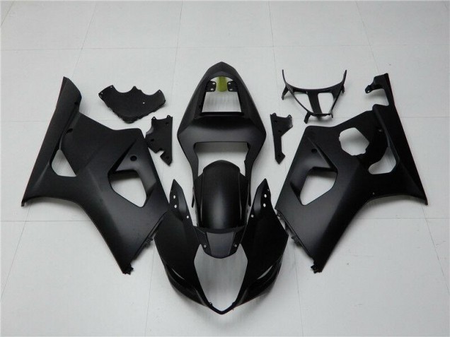 2003-2004 Matt Schwarz Suzuki GSXR 1000 Motorrad Vollverkleidung 2003-2004 Matt Schwarz Suzuki GSXR 1000 Motorrad Vollverkleidung