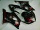 2003-2004 Rot Flamme Suzuki GSXR 1000 Motorrad Verkleidung 2003-2004 Rot Flamme Suzuki GSXR 1000 Motorrad Verkleidung