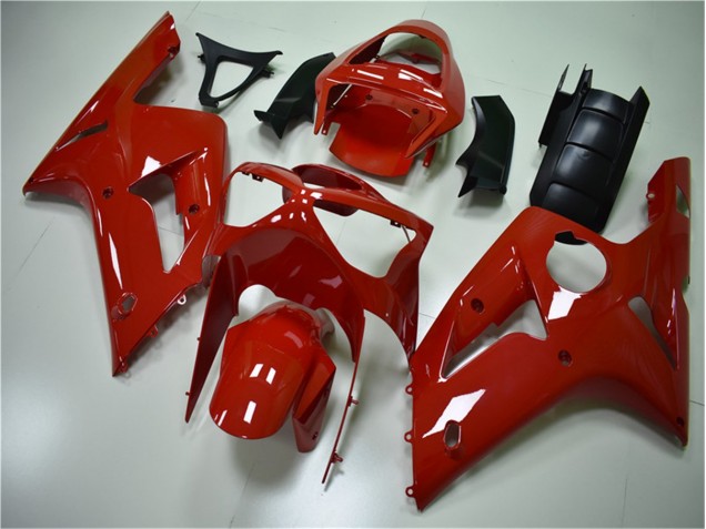2003-2004 Rot Kawasaki ZX6R Motorrad Verkleidung 2003-2004 Rot Kawasaki ZX6R Motorrad Verkleidung