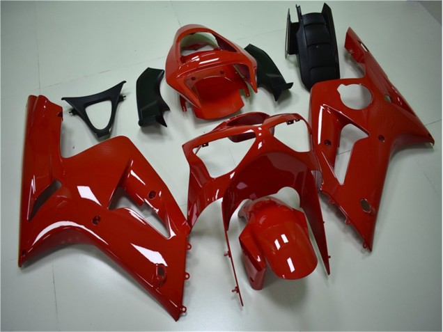 2003-2004 Rot Kawasaki ZX6R Motorrad Verkleidung 2003-2004 Rot Kawasaki ZX6R Motorrad Verkleidung