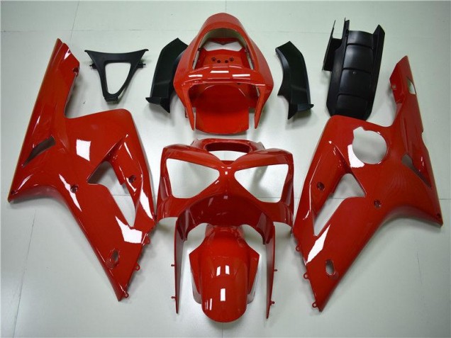 2003-2004 Rot Kawasaki ZX6R Motorrad Verkleidung 2003-2004 Rot Kawasaki ZX6R Motorrad Verkleidung