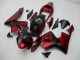 2003-2004 Rot Schwarz Honda CBR600RR Motorrad Verkleidung 2003-2004 Rot Schwarz Honda CBR600RR Motorrad Verkleidung