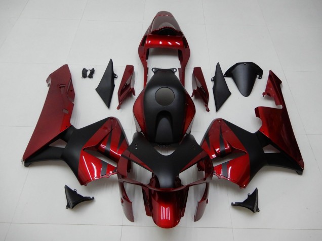 2003-2004 Rot Schwarz Honda CBR600RR Motorrad Verkleidung 2003-2004 Rot Schwarz Honda CBR600RR Motorrad Verkleidung
