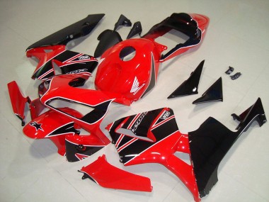 2003-2004 Rot Schwarz Honda CBR600RR Motorrad Verkleidungen