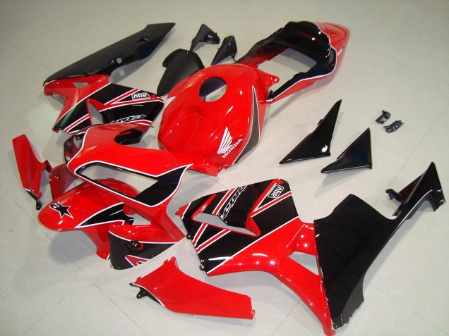 2003-2004 Rot Schwarz Honda CBR600RR Motorrad Verkleidungen
