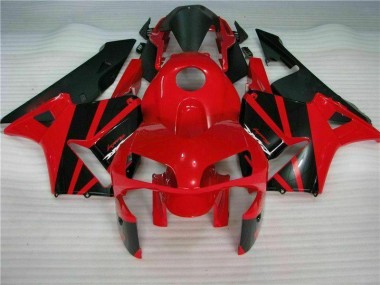 2003-2004 Rot Schwarz Honda CBR600RR Motorrad Vollverkleidung