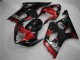 2003-2004 Rot Schwarz Suzuki GSXR 1000 Motorrad Verkleidung 2003-2004 Rot Schwarz Suzuki GSXR 1000 Motorrad Verkleidung