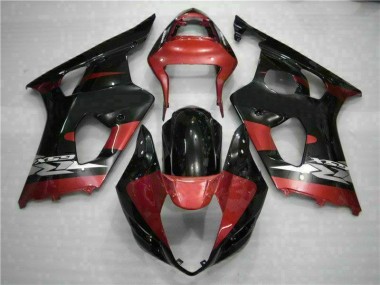 2003-2004 Rot Schwarz Suzuki GSXR 1000 Motorrad Verkleidung