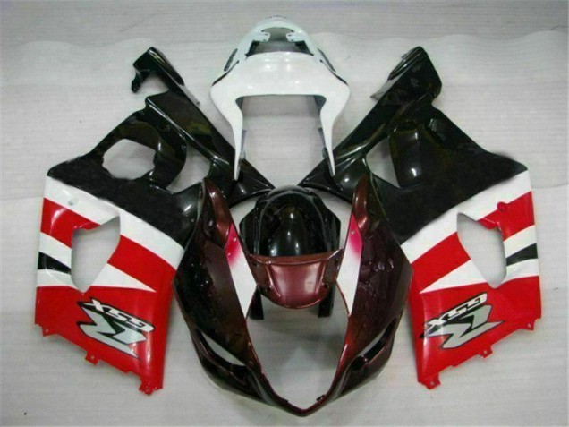 2003-2004 Rot Schwarz Suzuki GSXR 1000 Motorrad Verkleidungen 2003-2004 Rot Schwarz Suzuki GSXR 1000 Motorrad Verkleidungen