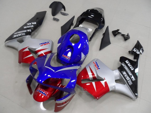 2003-2004 Rot Silber Blau Honda CBR600RR Motorrad Verkleidung