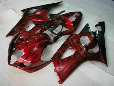 2003-2004 Rot Suzuki GSXR 1000 Motorrad Verkleidung