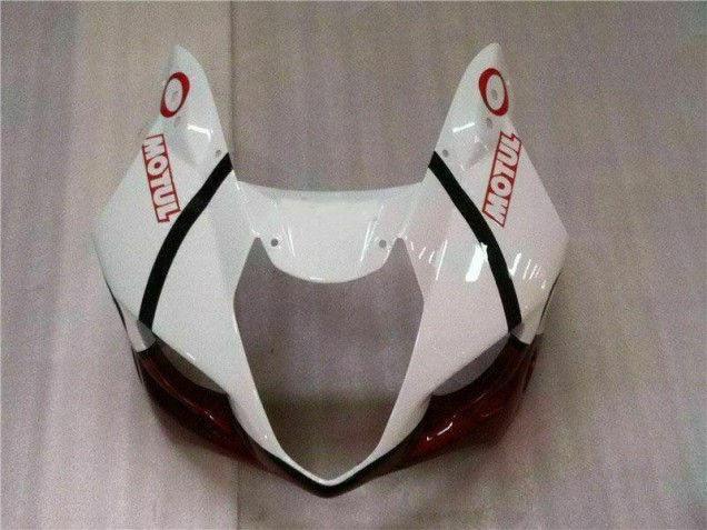 2003-2004 Rot Weiß Suzuki GSXR 1000 Motorrad Verkleidungen 2003-2004 Rot Weiß Suzuki GSXR 1000 Motorrad Verkleidungen