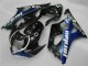 2003-2004 Schwarz Blau Suzuki GSXR 1000 Motorrad Verkleidung & Plastik 2003-2004 Schwarz Blau Suzuki GSXR 1000 Motorrad Verkleidung & Plastik