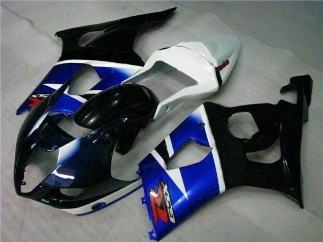 2003-2004 Schwarz Blau Suzuki GSXR 1000 Motorrad Vollverkleidung 2003-2004 Schwarz Blau Suzuki GSXR 1000 Motorrad Vollverkleidung