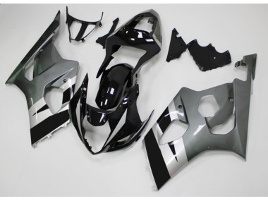 2003-2004 Schwarz Grau Suzuki GSXR 1000 Motorrad Verkleidung