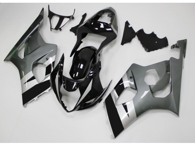 2003-2004 Schwarz Grau Suzuki GSXR 1000 Motorrad Verkleidung