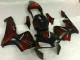 2003-2004 Schwarz Rot Honda CBR600RR Motorrad Verkleidungen 2003-2004 Schwarz Rot Honda CBR600RR Motorrad Verkleidungen