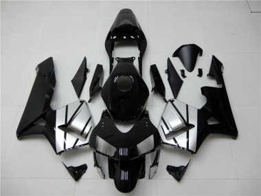 2003-2004 Schwarz Silber Honda CBR600RR Motorrad Verkleidung